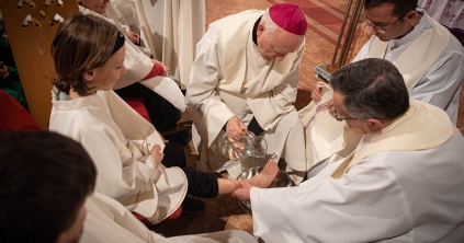 Az utolsó vacsora egyik kiemelkedő mozzanatára emlékeztek a Millenniumi-templomban